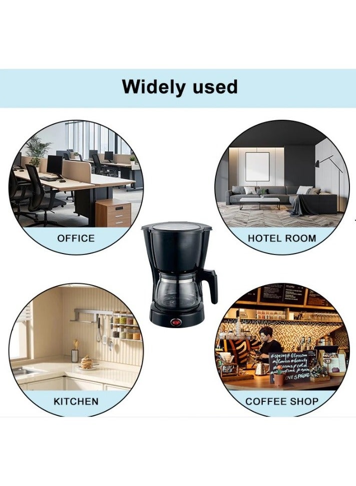 جامايكا ماكينة صنع القهوة مع خزان ماء 600 مل 800 وات -JMK9007 لون أسود بتكنولوجيا إيطالية - Image 5