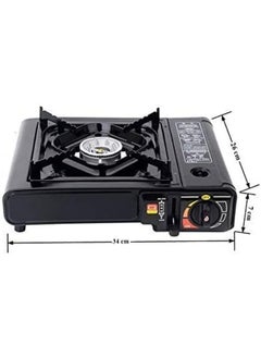 Somerfield Somer Field - Portable Gas Stove for Out Door Picnic, Camping & Home with Carry Bag - Best Buy for Out Door use (Black)  - Image 2