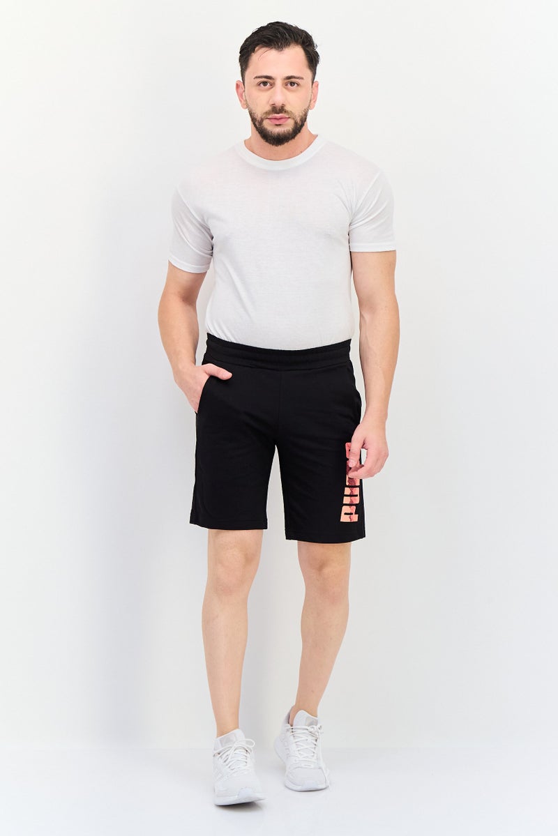 PUMA Men Sportswear Fit Drawstring Outdoor Shorts, Black - Image 4