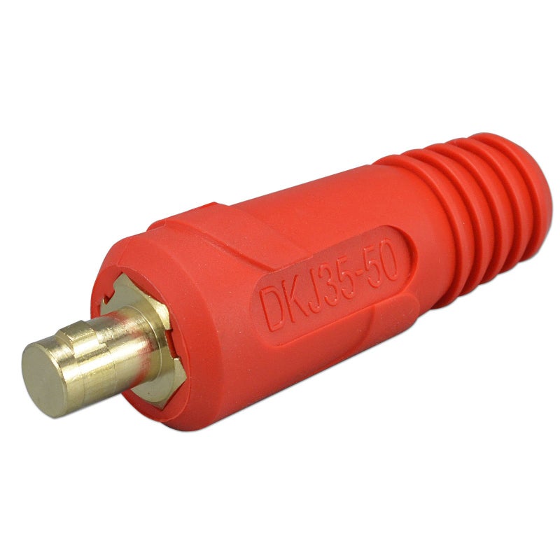 RIVERWELD TIG Welding Cable Panel Connector Plug DKJ3550 315Amp with Red Color DinseStyle Quick Fitting