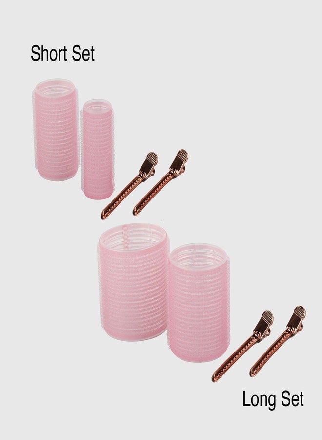 CALISTA Volumizing Soft-Grip Rollers, Long Set, Heatless Hair Rollers for Long Hair, Rollers for Hair Volume, Soft Curls & Waves, Hair Styling Tools For Damage Free Lift & Body, 18 Piece Set - Image 3