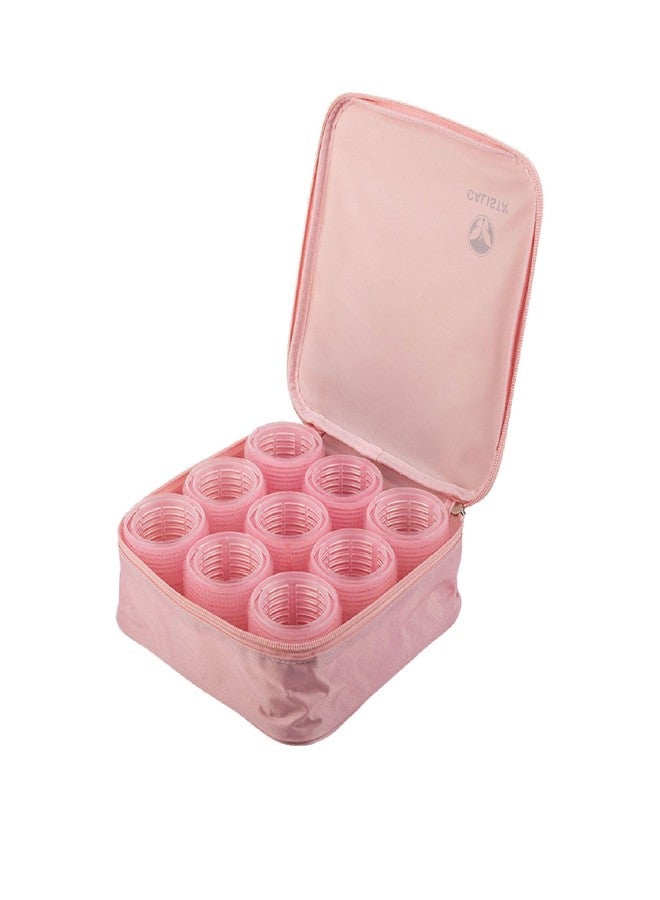 CALISTA Volumizing Soft-Grip Rollers, Long Set, Heatless Hair Rollers for Long Hair, Rollers for Hair Volume, Soft Curls & Waves, Hair Styling Tools For Damage Free Lift & Body, 18 Piece Set - Image 1