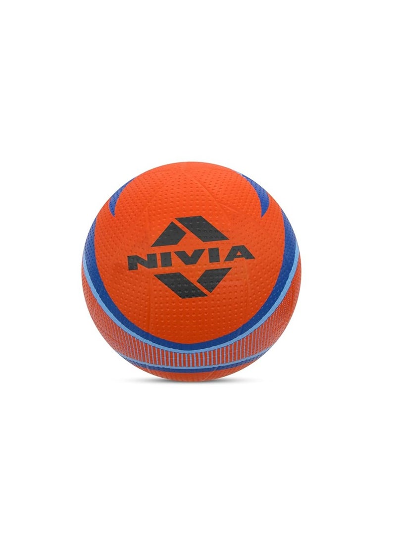 Nivia Craters Molded Volleyball | Size: 4 | Material: Rubber Moulded Volleyball | Panels 18 |for Indoor & Outdoor | Recommended for Training & Beginner | Inflation Needle  - Image 1