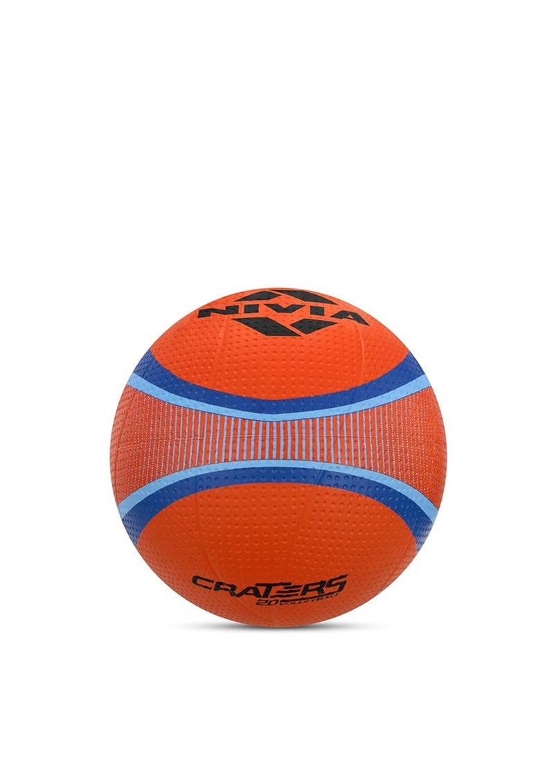 Nivia Craters Molded Volleyball | Size: 4 | Material: Rubber Moulded Volleyball | Panels 18 |for Indoor & Outdoor | Recommended for Training & Beginner | Inflation Needle  - Image 2