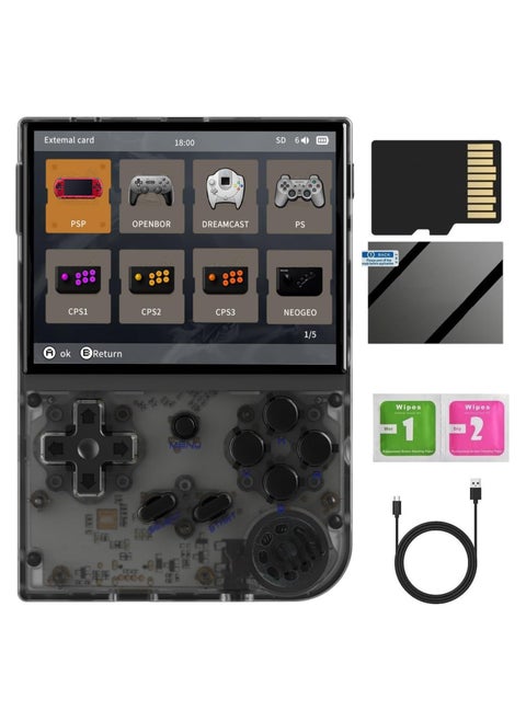 New RG35XX Handheld Game Console 3.5 inch IPS Retro Games Consoles Classic Emulator Hand-held Gaming Console Preinstalled Hand Held Video Games System 64GB