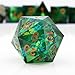 Haxtec Sharp Dice Resin DND Dice Set Polyhedral DD Dice for Roleplaying Dice Games Compatible with Dungeons and Dragons Gifts - Image 4
