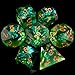 Haxtec Sharp Dice Resin DND Dice Set Polyhedral DD Dice for Roleplaying Dice Games Compatible with Dungeons and Dragons Gifts - Image 2