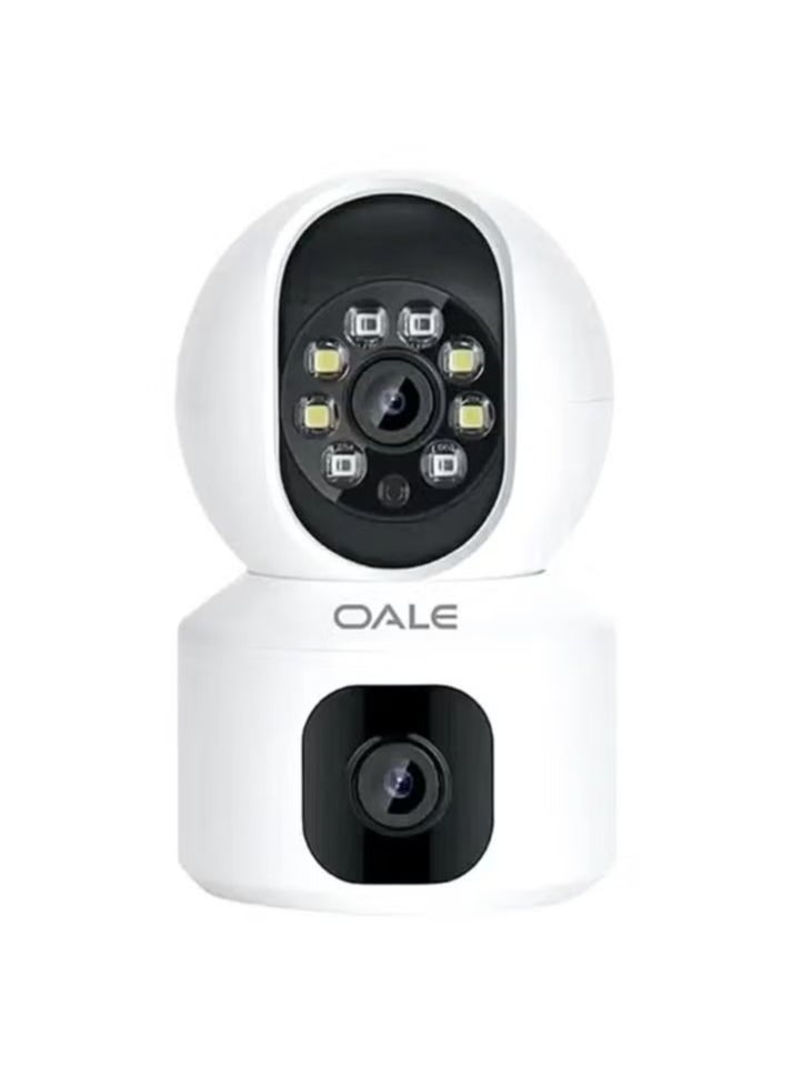 OALE Security Camera iHome 03 - 360° Full view Dual Track and Audio Support with Night Vision Motion Detect  - Image 1