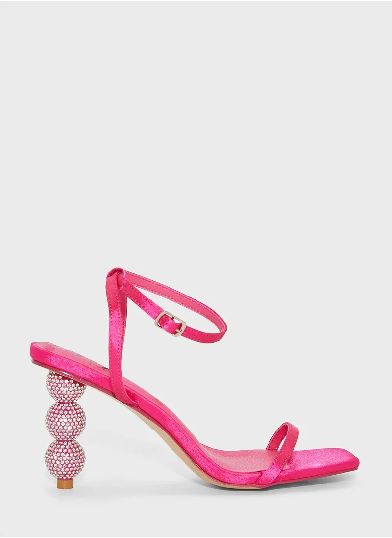 Ginger High Sculpted Heel Sandals