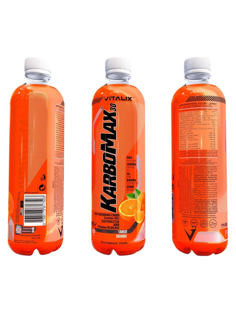 Vitalix KARBOMAX30 500ML Tango Orange - Image 4