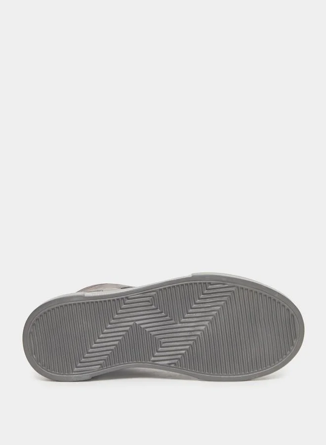 Styli High Top Lace Up Platform Sole Sneakers