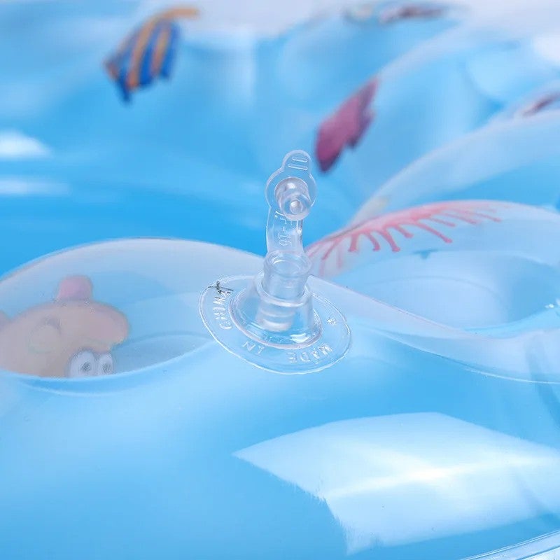 Bluejw أطواق سباحة قابلة للنفخ من PVC مخصصة للأطفال للبرك ألعاب مائية محمولة قابلة للنفخ - Image 2