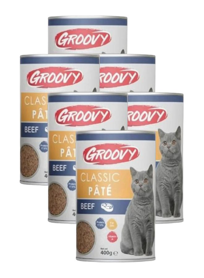 Groovy Classic Cat Pate with Beef 400 gr Bundle - Image 1