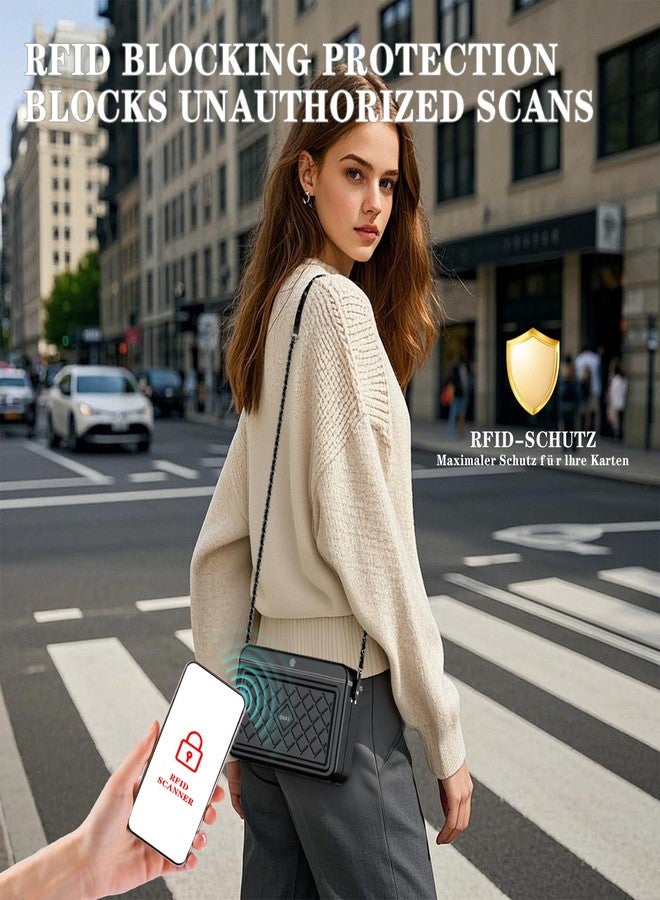 iDiskk Security Shoulder Gift Bag for Women, Metal Lady Crossbody Bag, Anti-Theft with Fingerprint and Password Unlocking, MFi Certification Compatible with Find My App (iOS Only) - Image 5
