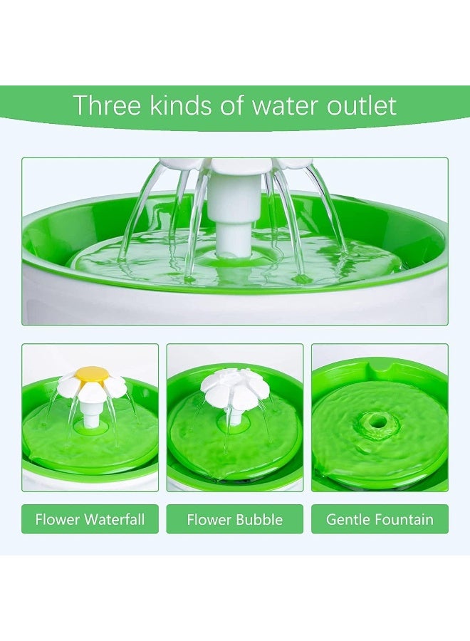 Mumoo Bear Mumoo Bear Cat Water Fountain Stainless Steel, 1.6L Cat Fountain with Water Level Window and LED Light for Water Shortage Alert, Cat and Dog Fountain with 1 Filters  - Image 3