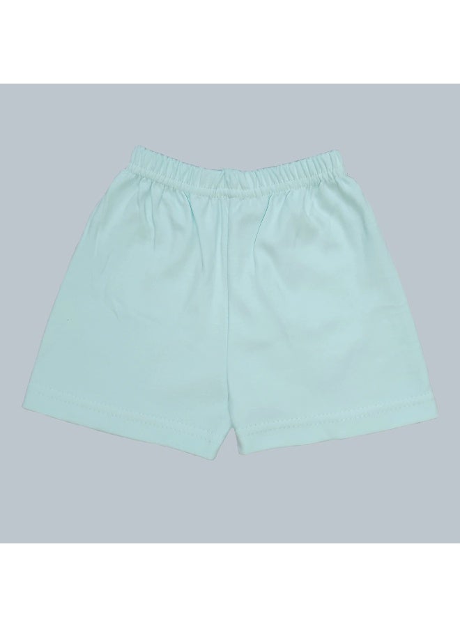 ZAIN GOLDEN Charming T-Shirt and Shorts Vehicles Sleeveless Set ID2411 (Color: Green) (Size: 12-18 Months) - Image 3