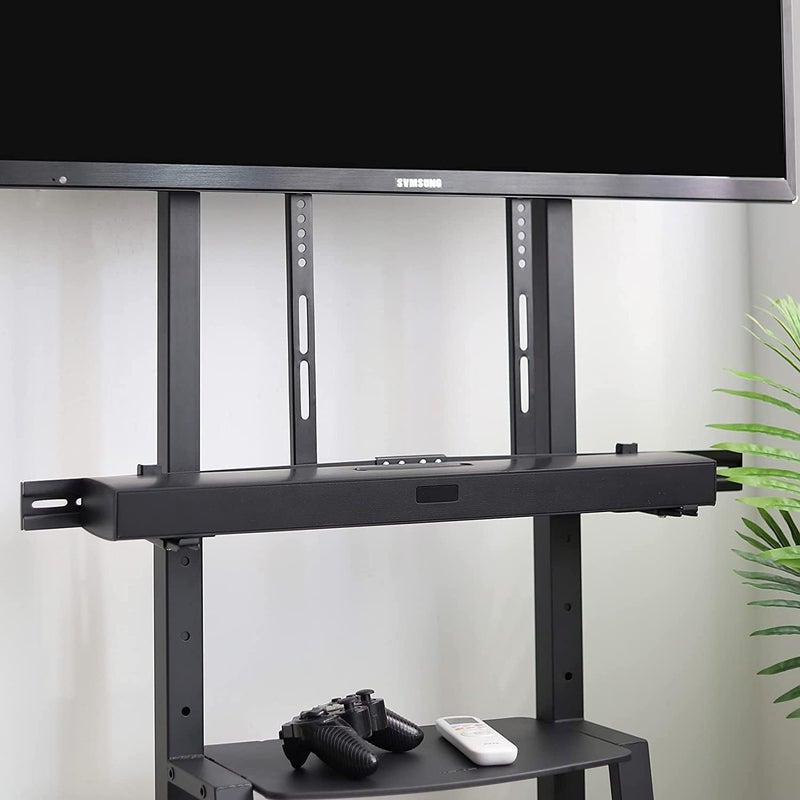 TV Sound Bar Bracket: Adjustable Soundbar TV Mount Universal Soundbar Brackets with or without Hole Install Above or Below TV up to 6KG Wall Mounting Stand for Samsung Sony Max VESA 700x400mm - Image 5