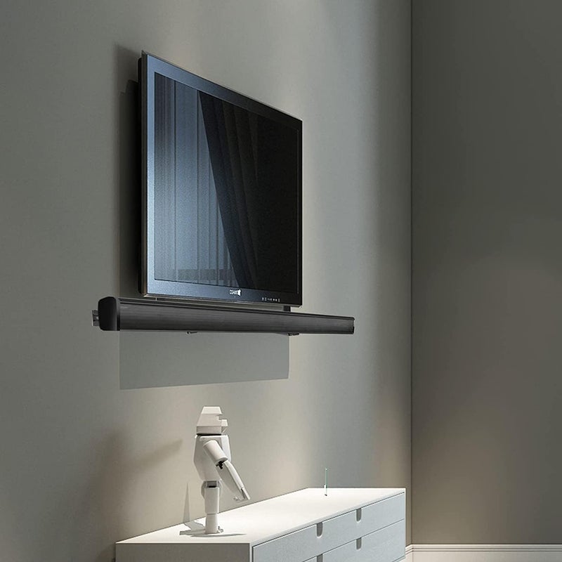 TV Sound Bar Bracket: Adjustable Soundbar TV Mount Universal Soundbar Brackets with or without Hole Install Above or Below TV up to 6KG Wall Mounting Stand for Samsung Sony Max VESA 700x400mm - Image 4