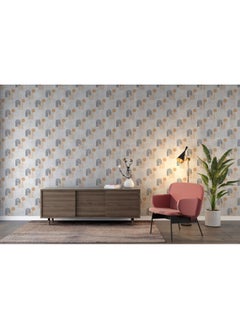 Home Gallery Abstract Pattern Of Geometric Shapes Rainbow For Winter  Fabric Wallpaper Covers An Area ​​Up To 4.2Mx3M With Adhesive  And Smoothing Tool  - Image 3