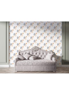 Home Gallery Abstract Pattern Of Geometric Shapes Rainbow For Winter  Fabric Wallpaper Covers An Area ​​Up To 4.2Mx3M With Adhesive  And Smoothing Tool  - Image 4