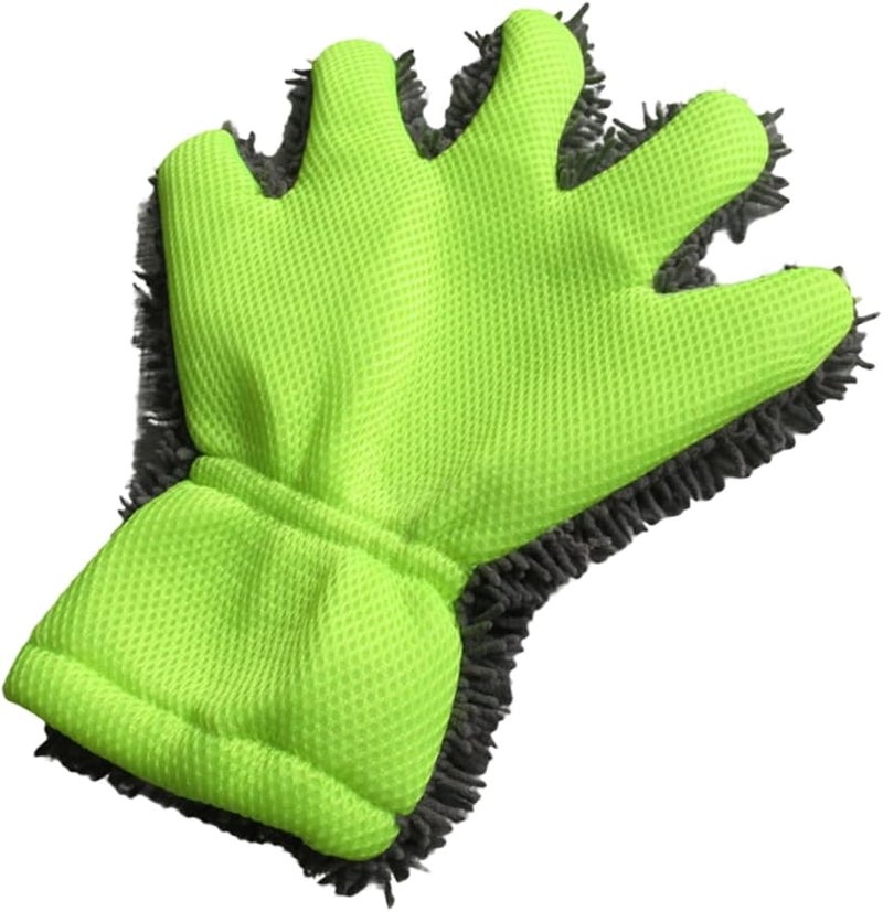 قفازات غسيل السيارات من الشينيل، قفازات ميكروفايبر خالية من الخدوش للأسطح الحساسة - Image 1