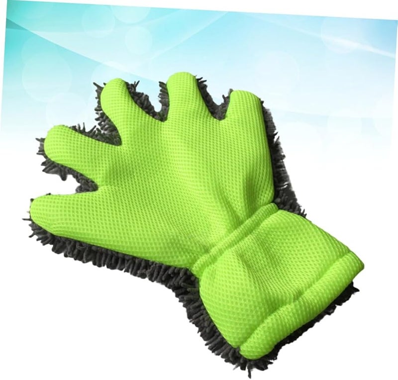 قفازات غسيل السيارات من الشينيل، قفازات ميكروفايبر خالية من الخدوش للأسطح الحساسة - Image 3