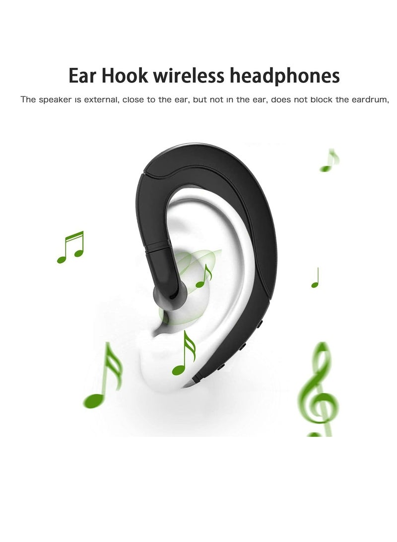 Open-Ear True Wireless Bluetooth Earphones ,Bone Conduction Headphones for Driving Running,Air conduction Bluetooth headset, no in-ear driving, wireless ear-mounted mobile phone call - Image 2