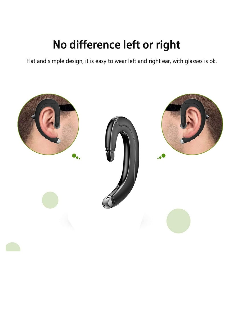 Open-Ear True Wireless Bluetooth Earphones ,Bone Conduction Headphones for Driving Running,Air conduction Bluetooth headset, no in-ear driving, wireless ear-mounted mobile phone call - Image 4