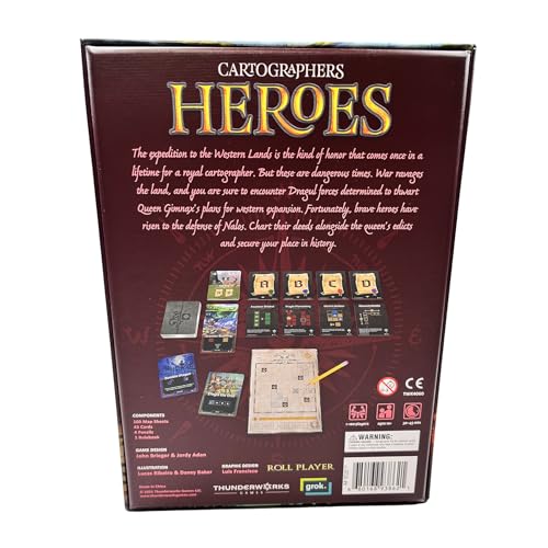 Thunderworks Games - Cartographers Heroes | Standalone Expansion and Core Game | Award-Winning Game of Fantasy Map Drawing | A Roll Player Tale | Strategy Board Game | Flip and Write | Ages 10+ - Image 5