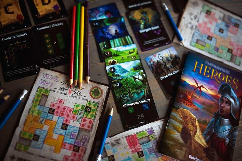 Thunderworks Games - Cartographers Heroes | Standalone Expansion and Core Game | Award-Winning Game of Fantasy Map Drawing | A Roll Player Tale | Strategy Board Game | Flip and Write | Ages 10+ - Image 3