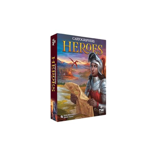 Thunderworks Games - Cartographers Heroes | Standalone Expansion and Core Game | Award-Winning Game of Fantasy Map Drawing | A Roll Player Tale | Strategy Board Game | Flip and Write | Ages 10+ - Image 1