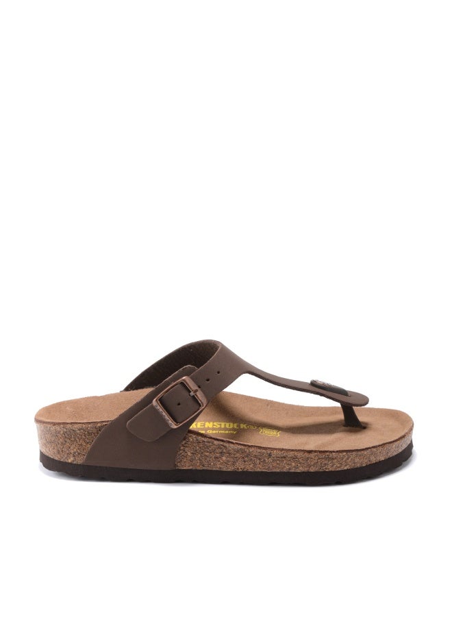 BIRKENSTOCK Gizeh Toe-Post Leather Sandals - Image 1