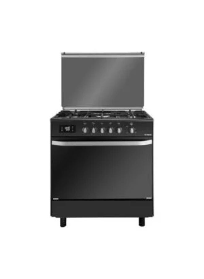 Fresh Fresh Hammer Gas Cooker, 5 Burners, 90 x 60 cm, 6933 - Black - Image 1