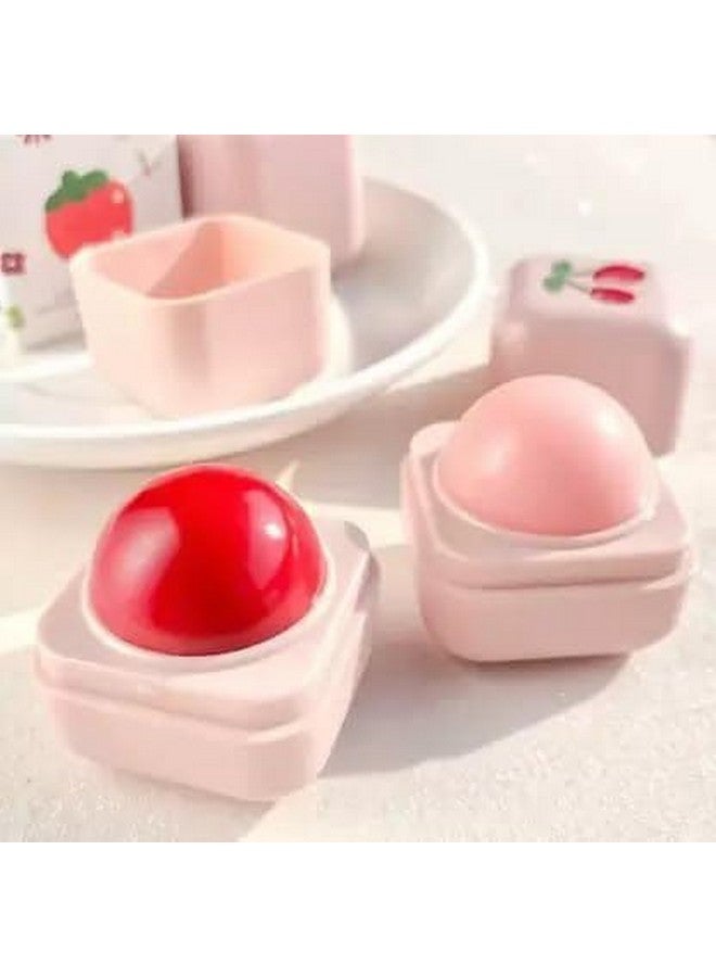 Caltero Fruit Flavors Cube Lip Balm | Sugar Cubes Lip Balm For Cracked Lips | Anti-Drying/Lightening/Skin Repairing/Hydrating/Moisturizing Lip Lotion For Winter (Pack of 1,Multicolor)-2024 - Image 5