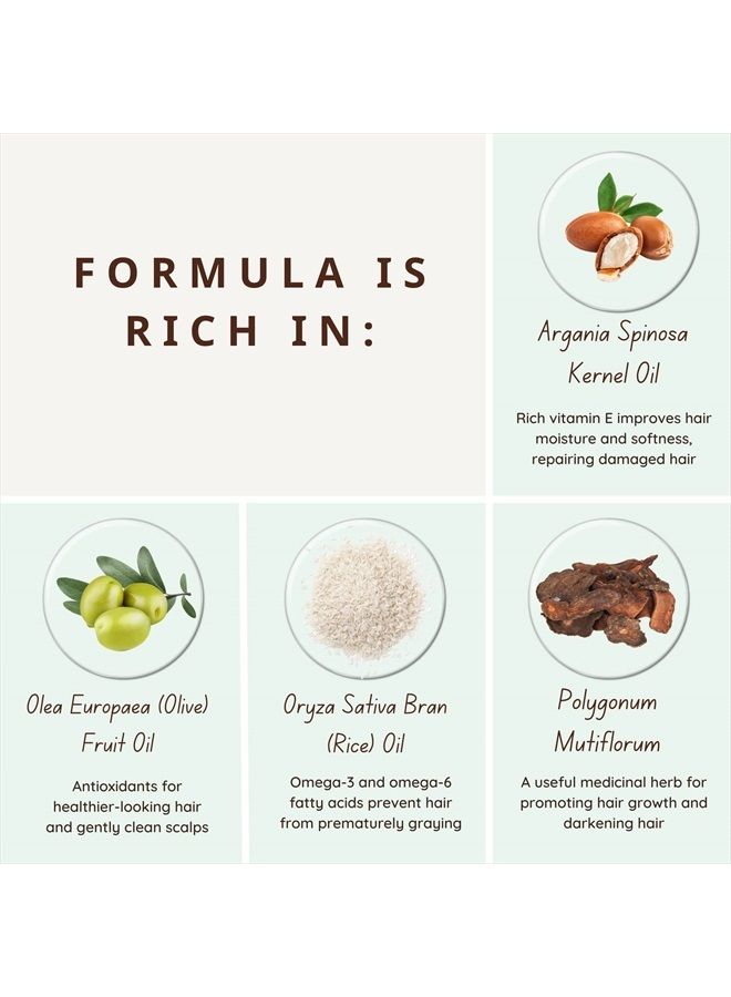 Kilomets Dark Brown Hair Dye Shampoo 400ml- 100% Grey Coverage in Minutes - Ammonia Free Hair Color Shampoo Gray Silver Hair- Instant Coloring At Home Gift for Her for Him - Image 2