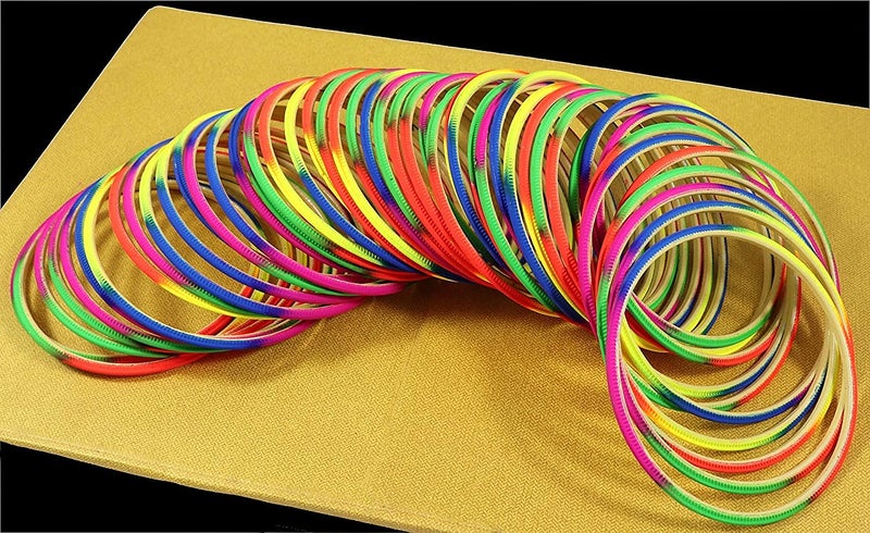 NMII Non-Precious Metal with Base Metal and Zig Zag Pattern Matte Finished Traditional Bangle Set For Women and Girls - Image 3