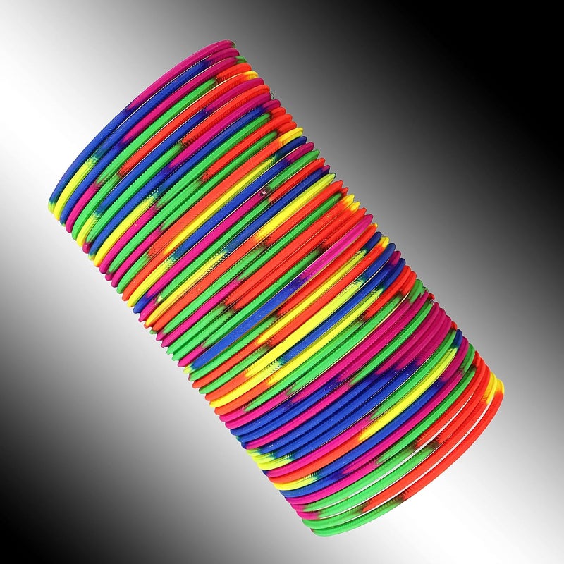 NMII Non-Precious Metal with Base Metal and Zig Zag Pattern Matte Finished Traditional Bangle Set For Women and Girls - Image 4