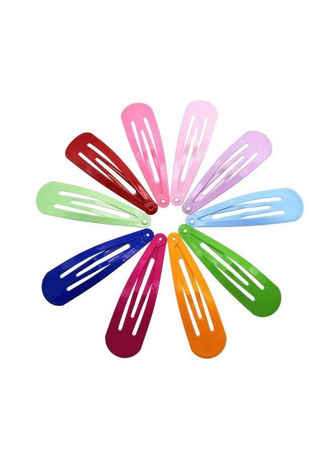 STAR WORK - M T Brothers 100 Pcs Toddler Hair Clips Cute Mini Snap Hair Clips For Baby Girls Kids Colorful Small Snap Barrettes Metal Hair Clips For Fine Hair (100 Pcs Animal Clip) - Image 1