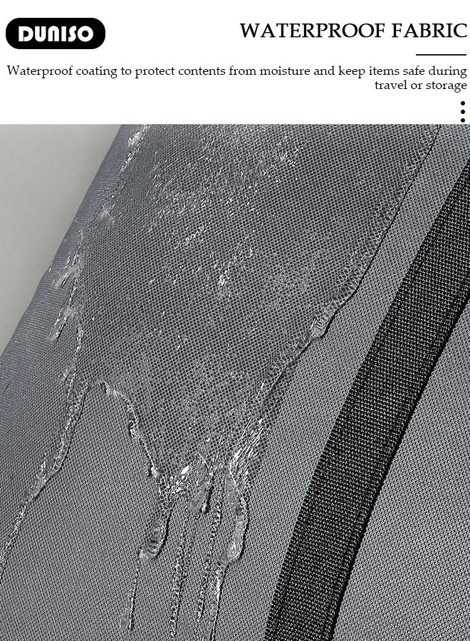 DUNISO 105L Collapsible Moving Bags, 3 Packs Organizing Bags with Zippers and Handles Storage Bag, Space Saving Clothes Storage Laundry Bag For Packing, House Essentials, Sustainable, Water-Resistant - Image 5