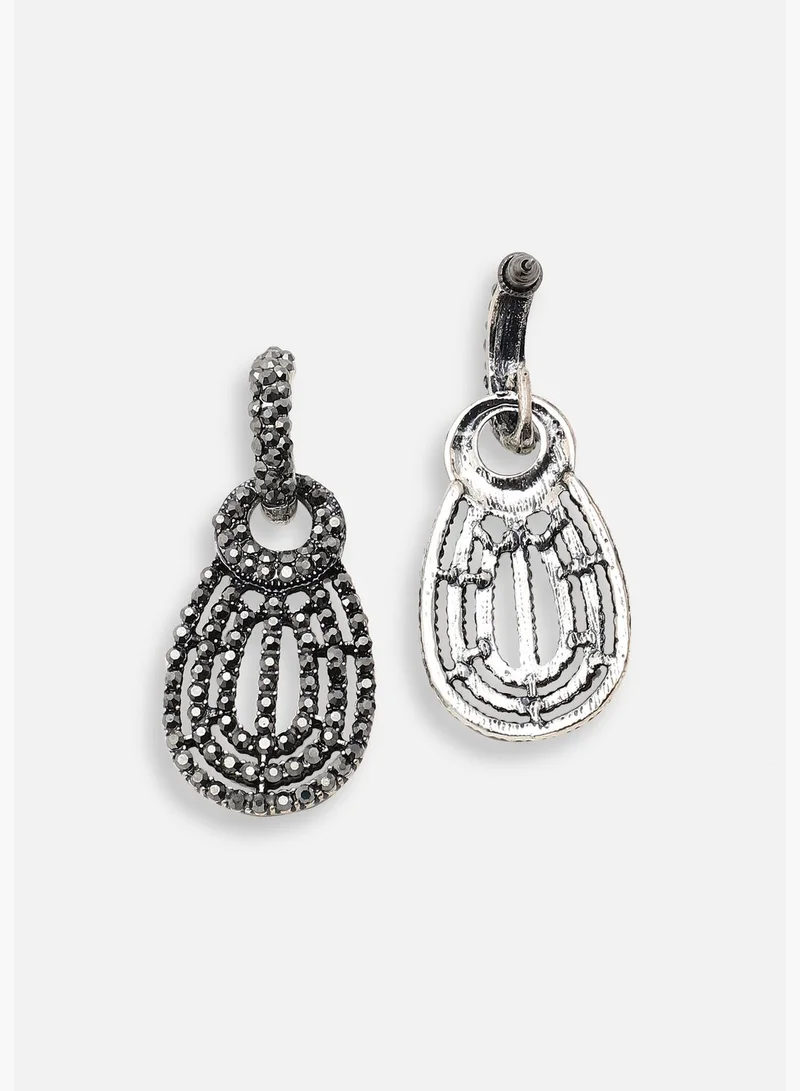 SOHI Gold Plated Party Designer Stone Drop Earring For Women