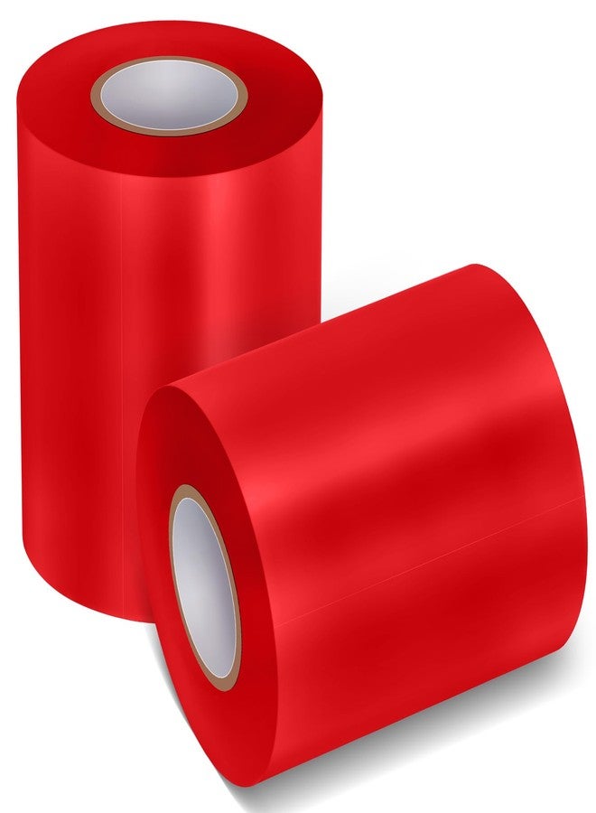 Pangda Wrestling Mat Tape 3 or 4 Inch Heavy Duty 7 Mil PVC Carpet Tape for Wrestling Grappling Exercise Mats Seaming Cover Gym Floor Carpet Seam(4'',Red,2 Rolls) - Image 1