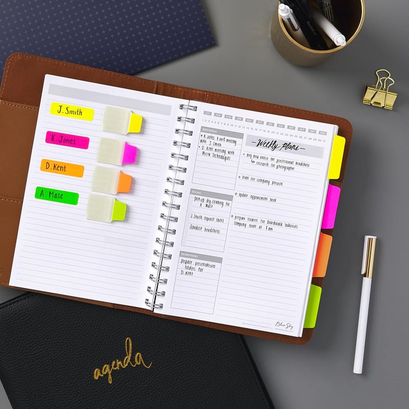 AVERY Color-Coding Removable Labels, 1/2" x 1-3/4", Assorted Neon Colors, Non-Printable, 180 Blank Labels Total (6724) - Image 2