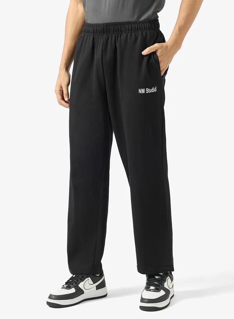 Seventy Five Text Print Relaxed Fit Joggers