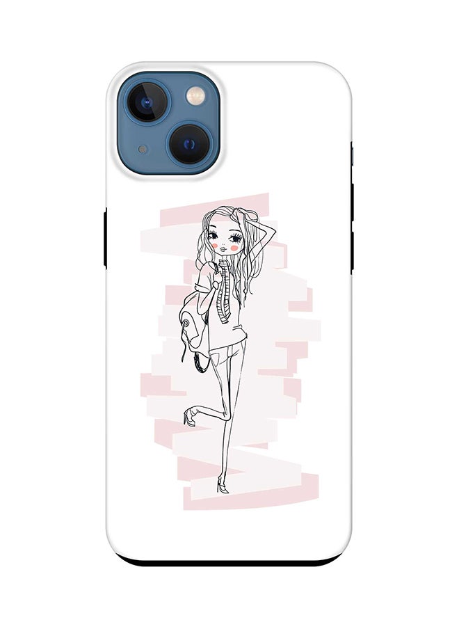 Stylizedd Tough Pro Series Case for Apple iPhone 14 Plus Case Dual Layer hybrid PC & TPU Customized Mobile Cover Shield with inner TPU protection Matte Finish - Teen Star 