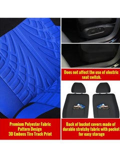 Y&D Automotive Car Seat Covers,Front Split Bench Protection,Easy to Install,Universal Fit For Auto Truck Van SUV  - Image 3