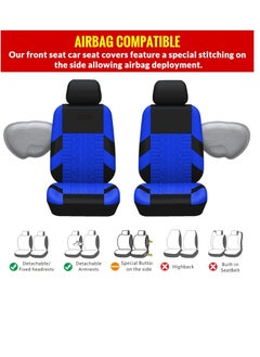 Y&D Automotive Car Seat Covers,Front Split Bench Protection,Easy to Install,Universal Fit For Auto Truck Van SUV  - Image 5