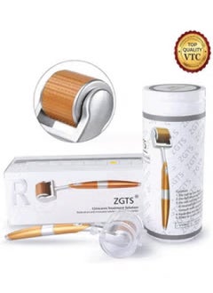 ZGTS Micro Needle Derma Roller 0.5 Mm Facial Treatment Gold  - Image 2