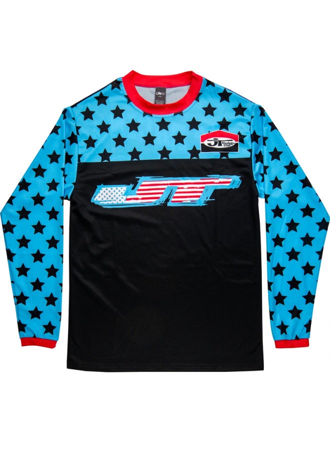 New Jt American Retro Motorcycle Off-road Downhill Suit Quick-dry Breathable Long-sleeve T-shirt Riding Suit Racing Suit