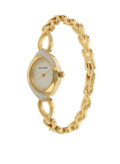 Sonata Metal Analog Wrist Watch 8069YM01 20mm Golden  - Image 3