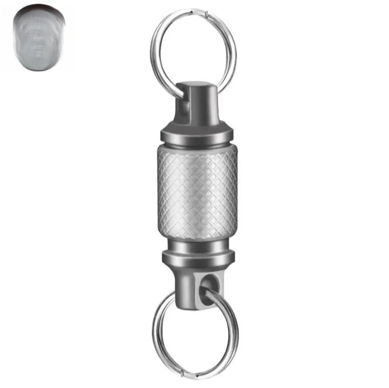 Titanium Keychain Detachable Key Ring - Versatile Lightweight Keyholder for Everyday Carry - Image 1
